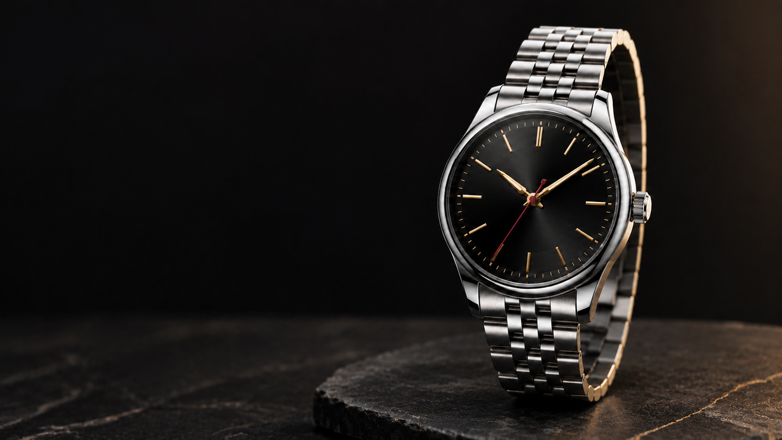 Chronova Meridian watch in a premium dark setting